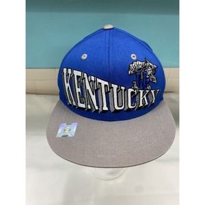 Vtg Kentucky Wildcats Hat UK Basketball Men's snap back top of the world
